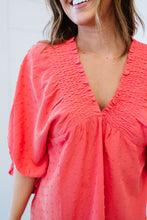 Load image into Gallery viewer, ODDI Citrus Lover Swiss Dot Blouse