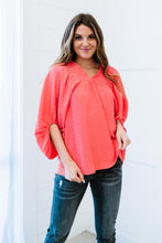 Load image into Gallery viewer, ODDI Citrus Lover Swiss Dot Blouse