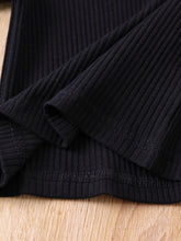 Load image into Gallery viewer, Girls Mock Neck Sweater and Camouflage Pants Set
