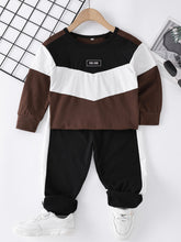Load image into Gallery viewer, Girls Color Block Side Stripe Set