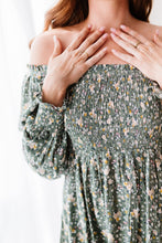 Load image into Gallery viewer, Flora and Fauna Smocked Blouse