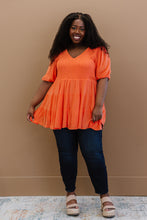 Load image into Gallery viewer, One-Way Ticket Babydoll Blouse