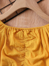 Load image into Gallery viewer, Girls Flared Sleeve Crop Top and Jeans Set