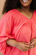Load image into Gallery viewer, ODDI Citrus Lover Swiss Dot Blouse