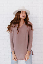 Load image into Gallery viewer, Stay Awhile Waffle Knit Tee