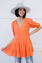 Load image into Gallery viewer, One-Way Ticket Babydoll Blouse