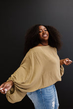 Load image into Gallery viewer, ODDI Blow Me Away Balloon Sleeve Blouse