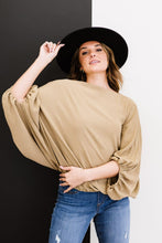 Load image into Gallery viewer, ODDI Blow Me Away Balloon Sleeve Blouse