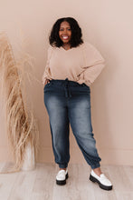 Load image into Gallery viewer, Stay Awhile Waffle Knit V-Neck Tee