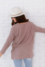Load image into Gallery viewer, Stay Awhile Waffle Knit Tee