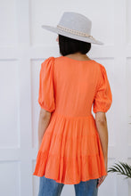 Load image into Gallery viewer, One-Way Ticket Babydoll Blouse