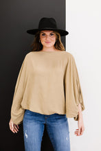Load image into Gallery viewer, ODDI Blow Me Away Balloon Sleeve Blouse
