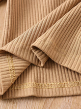 Load image into Gallery viewer, Girls Mock Neck Sweater and Camouflage Pants Set