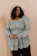 Load image into Gallery viewer, Flora and Fauna Smocked Blouse