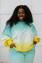 Load image into Gallery viewer, Hello Summer Ombre Cropped Sweatshirt