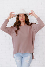 Load image into Gallery viewer, Stay Awhile Waffle Knit Tee