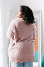 Load image into Gallery viewer, Stay Awhile Waffle Knit Tee