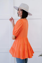 Load image into Gallery viewer, One-Way Ticket Babydoll Blouse
