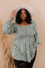 Load image into Gallery viewer, Flora and Fauna Smocked Blouse
