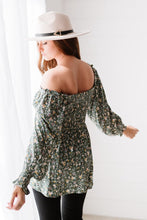 Load image into Gallery viewer, Flora and Fauna Smocked Blouse
