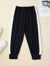 Load image into Gallery viewer, Girls Color Block Side Stripe Set