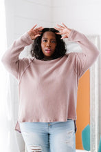 Load image into Gallery viewer, Stay Awhile Waffle Knit Tee