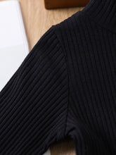 Load image into Gallery viewer, Girls Mock Neck Sweater and Camouflage Pants Set
