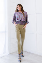 Load image into Gallery viewer, Paisley Days Smocked Waist Blouse