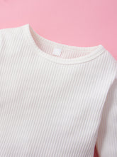 Load image into Gallery viewer, Girls Round Neck T-Shirt and Overalls Set