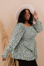 Load image into Gallery viewer, Flora and Fauna Smocked Blouse