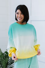 Load image into Gallery viewer, Hello Summer Ombre Cropped Sweatshirt