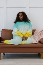 Load image into Gallery viewer, Hello Summer Ombre Cropped Sweatshirt