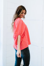 Load image into Gallery viewer, ODDI Citrus Lover Swiss Dot Blouse