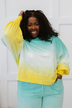 Load image into Gallery viewer, Hello Summer Ombre Cropped Sweatshirt