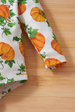 Load image into Gallery viewer, Baby Girls&#39; Pumpkin Top and Velour Pants
