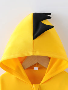 Kids Color Block Zip Up Hoodie