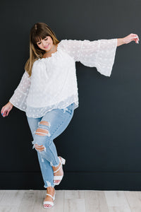 Daydream Believer Pom-Pom Blouse