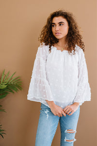 Daydream Believer Pom-Pom Blouse