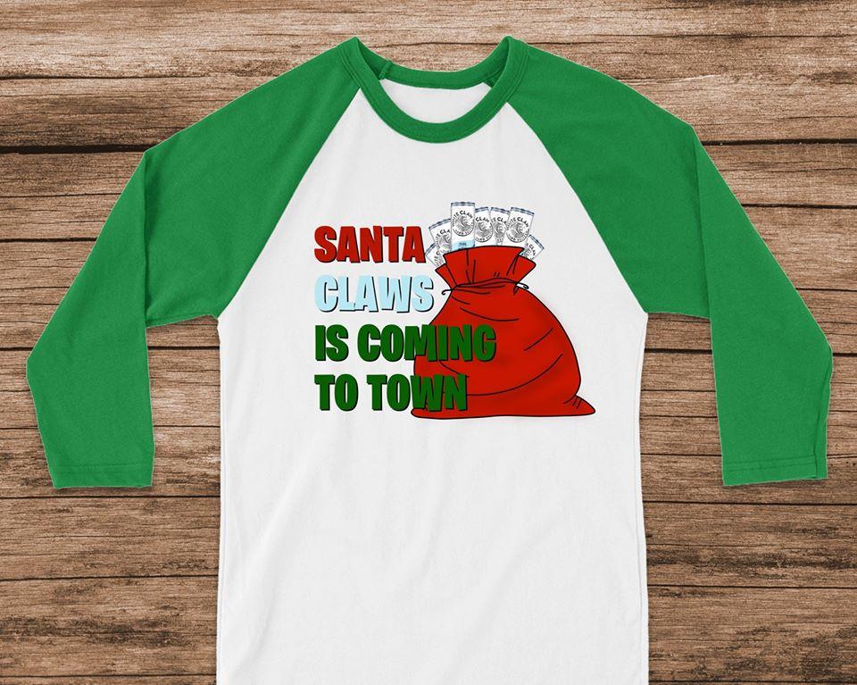 Santa Claws is Coming to Town Graphic Tee