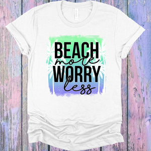 Beach More Worry Less Graphic Tee