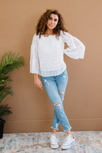 Load image into Gallery viewer, Daydream Believer Pom-Pom Blouse
