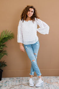 Daydream Believer Pom-Pom Blouse