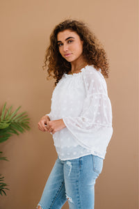 Daydream Believer Pom-Pom Blouse