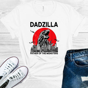 Dadzilla Father Of The Monsters Graphic Tee Graphic Tee