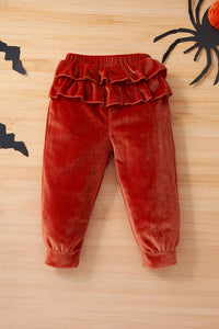 Baby Girls' Pumpkin Top and Velour Pants