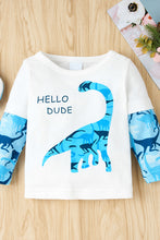 Load image into Gallery viewer, Boys Dinosaur T-Shirt and Pants Set
