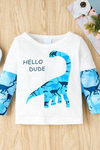 Boys Dinosaur T-Shirt and Pants Set