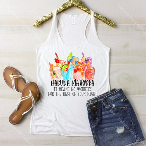 Hakuna Mavodka It Means No Worries For The Rest Of Your Night Graphic Tee Graphic Tee