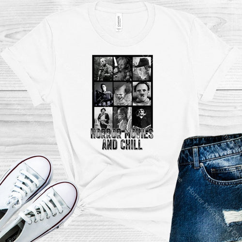 Horror Movies And Chill Graphic Tee Graphic Tee