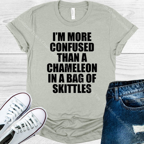 Im More Confused Than A Chameleon In Bag Of Skittles Graphic Tee Graphic Tee